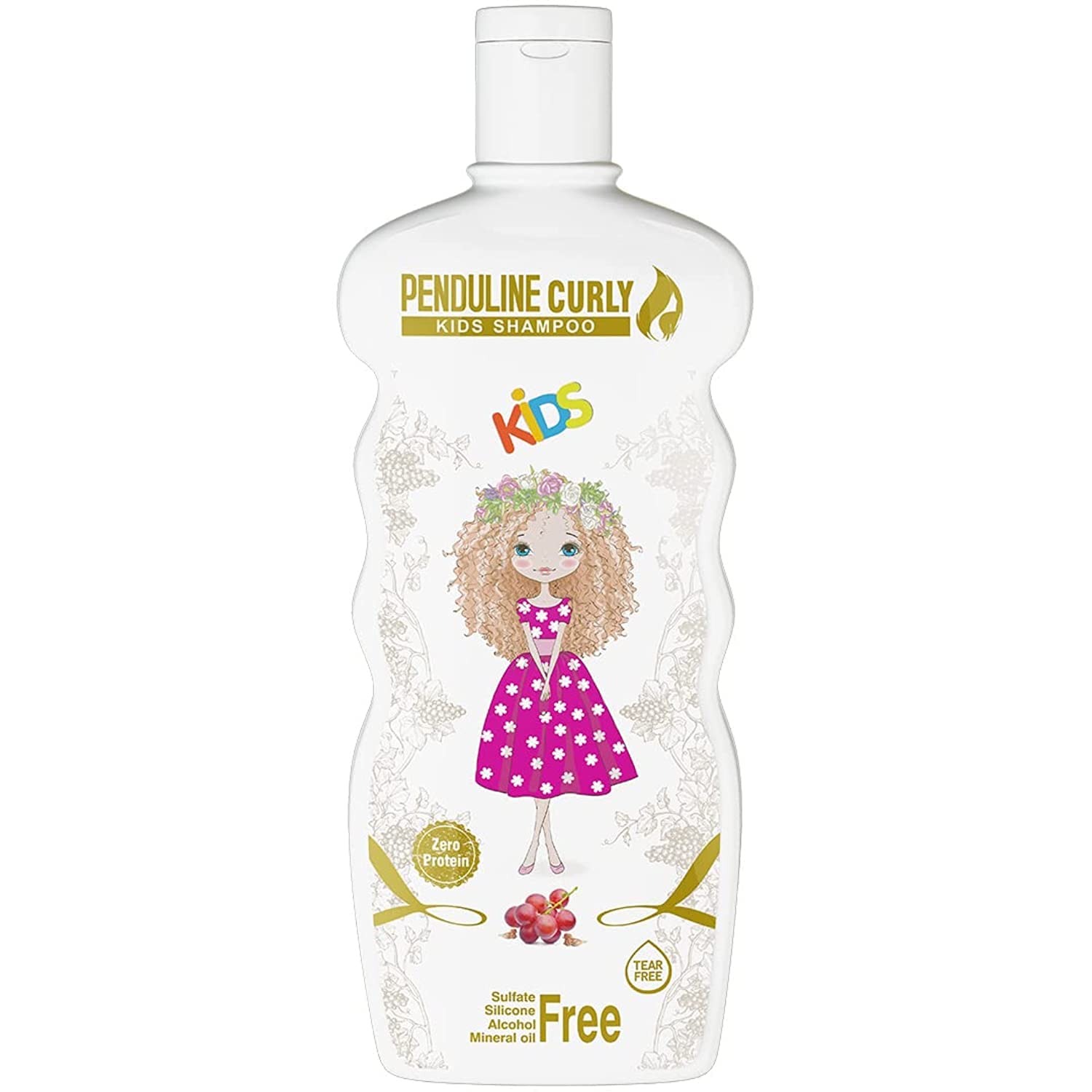 Penduline Curly Argan Shampoo For Kids 300 Ml Kiddo Penduline curly argan shampoo for kids 300 ml kiddo