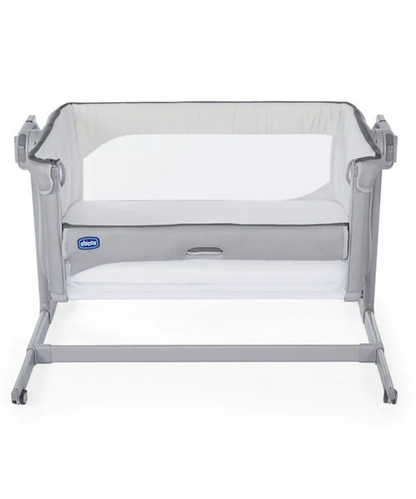 Open Box Chicco Next2Me Magic Evo Bedside Crib, Grey