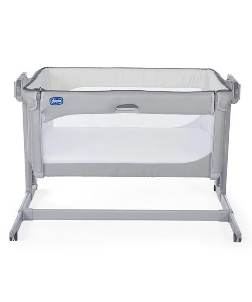 Open Box Chicco Next2Me Magic Evo Bedside Crib, Grey