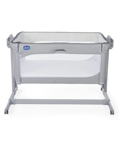 Open Box Chicco Next2Me Magic Evo Bedside Crib, Grey